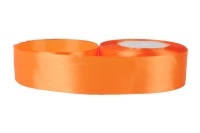 Лента атласная 39мм х 30м оранжевая
