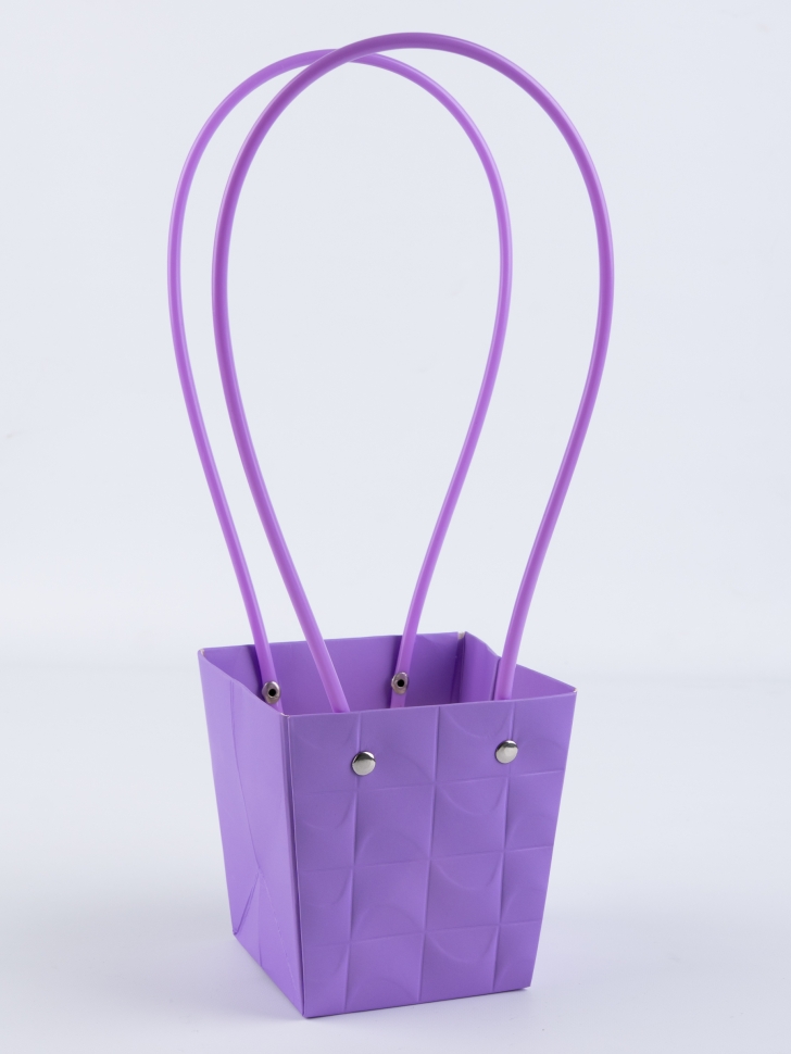 Сумочка для цветов 10х10,5х8см 3D лаванда Сумочка для цветов 10х10,5х8см 3D лаванда