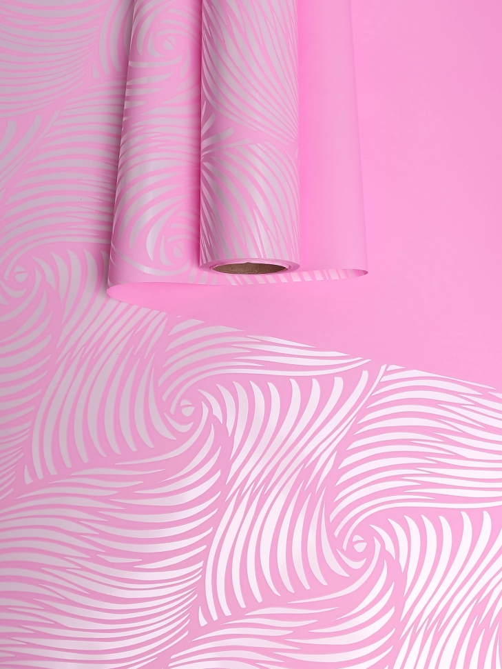 Пленка матовая Пастель 58см х 10м глянец на втулке, Бриз розовый жемчуг Пленка матовая Пастель 58см х 10м глянец на втулке, Бриз розовый жемчуг