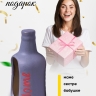Кашпо керамика 17,5х8,5х7см 2071 серый