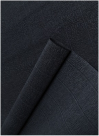 Бумага гофрированная простая, 140гр 902 черная