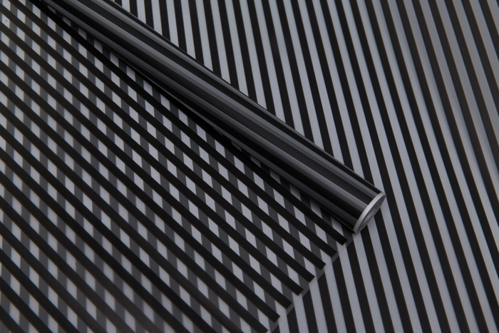 Пленка матовая Полоса Вертикаль 70см х 10м чёрный Пленка матовая Полоса Вертикаль 70см х 10м чёрный