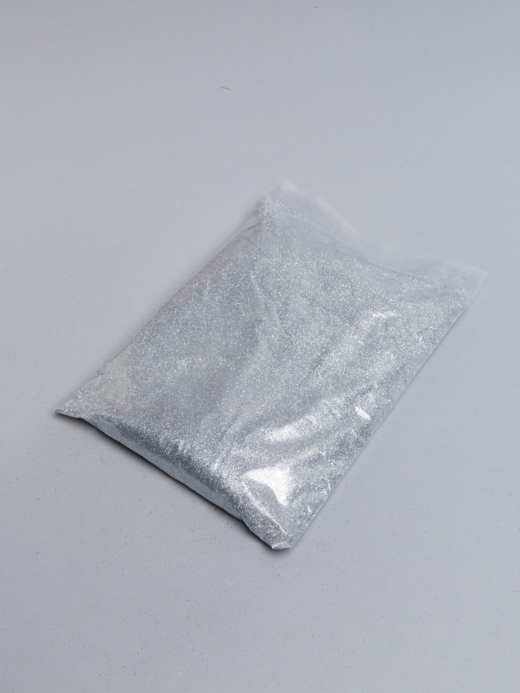 Блестки 1кг К серебряные