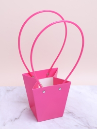 Сумочка для цветов 12х8х12,5см М114 фуксия