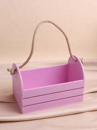 Ящик Флора H17/14х25,5х15см № 6 сиреневый