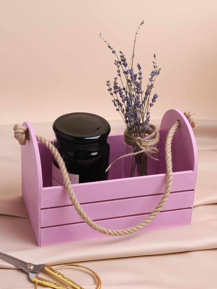 Ящик Флора H17/14х25,5х15см № 6 сиреневый