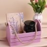 Ящик Флора H17/14х25,5х15см № 6 сиреневый