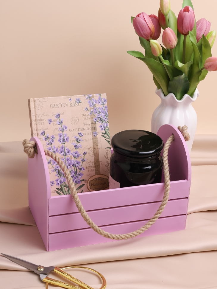 Ящик Флора H17/14х25,5х15см № 6 сиреневый