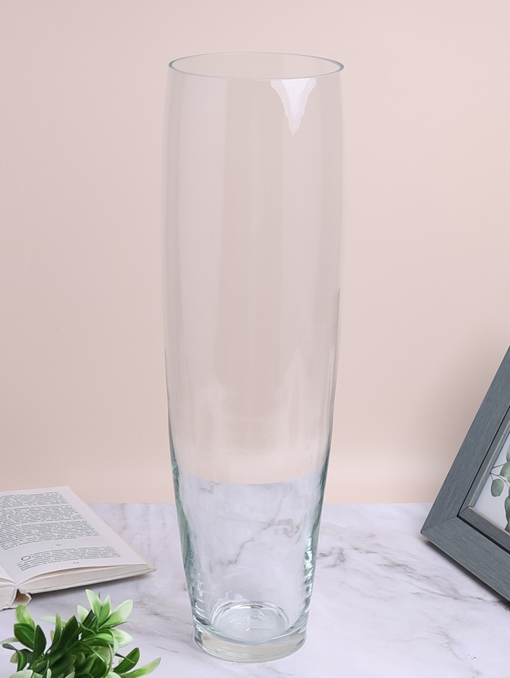 Ваза стекло FINO №2753 D13,5x50см