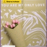 Пленка матовая 58смх58см 10 листов 60мкм РЦ Only love рисунок белый на фисташковом Пленка матовая 58смх58см 10 листов 60мкм РЦ Only love рисунок белый на фисташковом