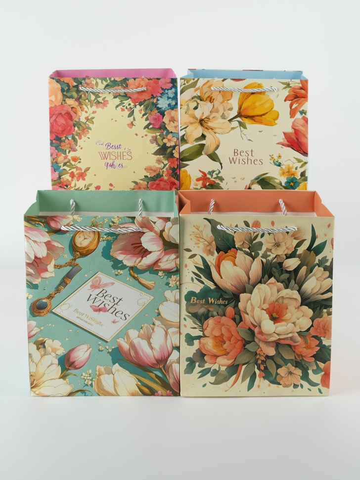 Сумочка Цветы 728-104 26х32x10см микс