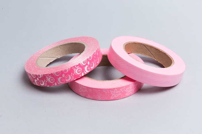 Лента простая 2/50 РД розовая