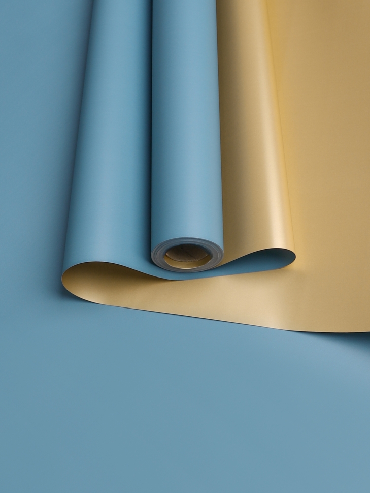 Пленка матовая 65мкм 58см х 10м Золото виридиан