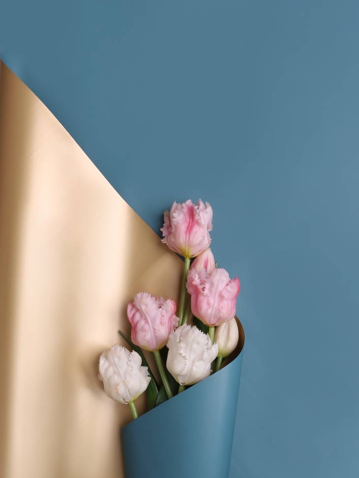 Пленка матовая 65мкм 58см х 10м Золото виридиан