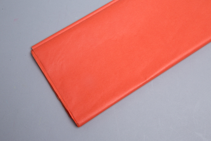 Бумага тишью  50х66см,10 лист. оранжевый