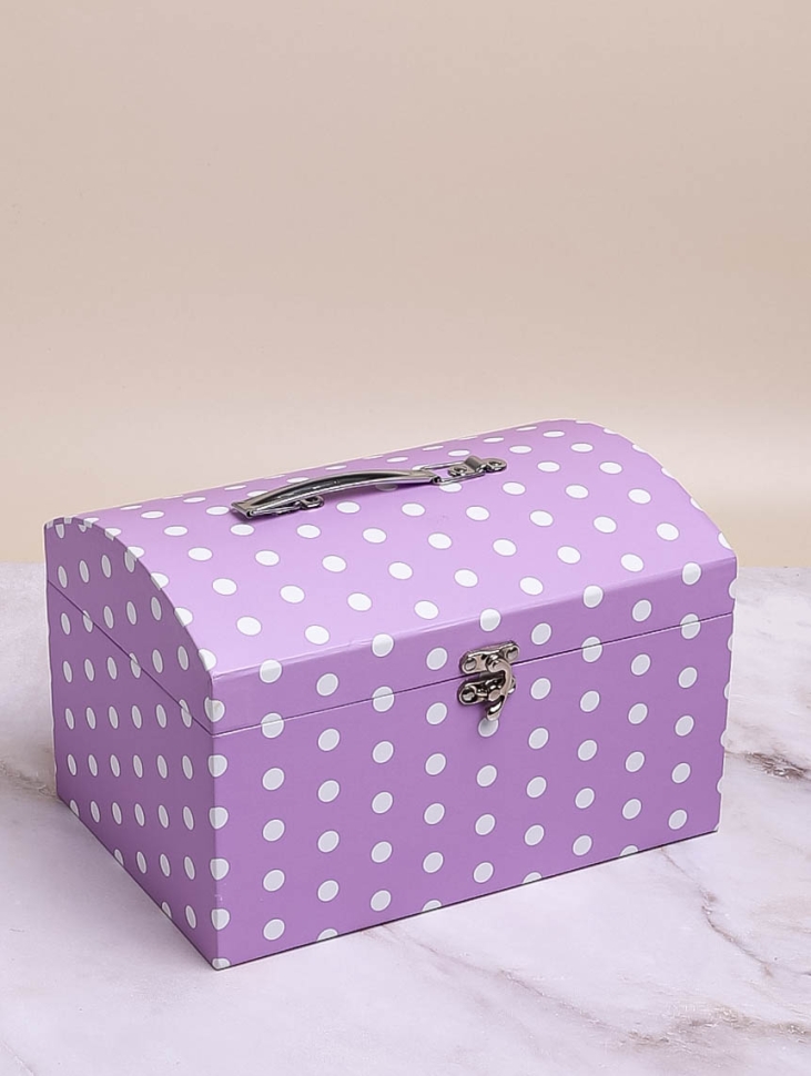 Коробка сундучок 22x14x12,5см CN230510-2-678 сиреневый Коробка сундучок 22x14x12,5см CN230510-2-678 сиреневый