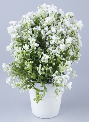 ИЦ Растение заснеженное в кашпо