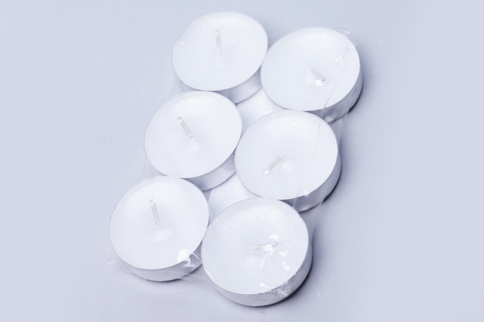 Свеча чайная D37,5мм 6шт Свеча чайная D37,5мм 6шт