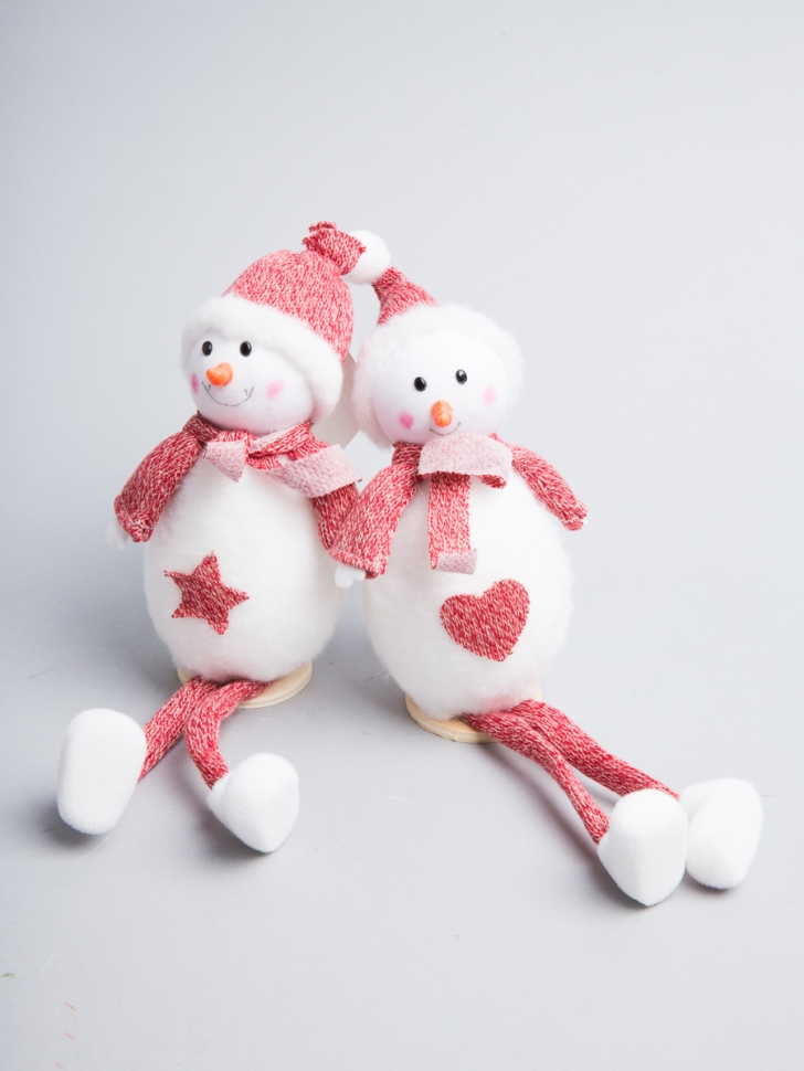 Фигурка декоративная НГ Снеговик 26х30см 211112226 микс Фигурка декоративная НГ Снеговик 26х30см 211112226 микс