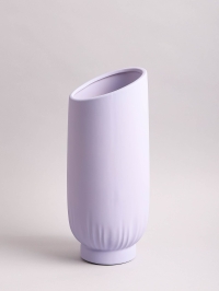 Ваза керамика 31х12,5х12см KQ-253L сиреневый