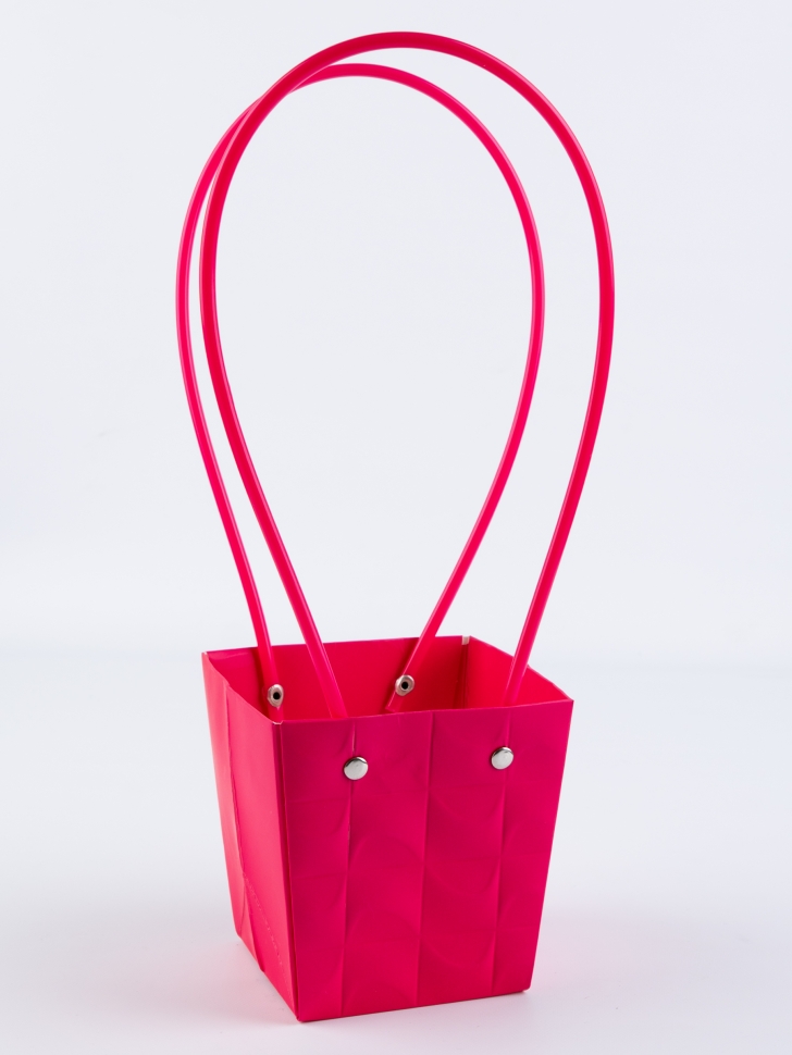 Сумочка для цветов 10х10,5х8см 3D фуксия Сумочка для цветов 10х10,5х8см 3D фуксия