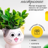 Кашпо керамика 10х8см H030 Кошка 3