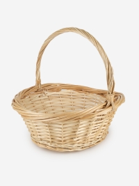 Корзина плетеная (ива) 44x35xH12/35см натуральный