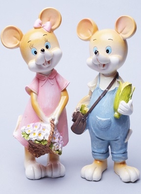 Фигурка Мышь 7х8х20,5см