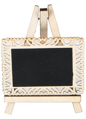 Грифельная табличка на подставке 10x8см Мольберт с ажуром Грифельная табличка на подставке 10x8см Мольберт с ажуром