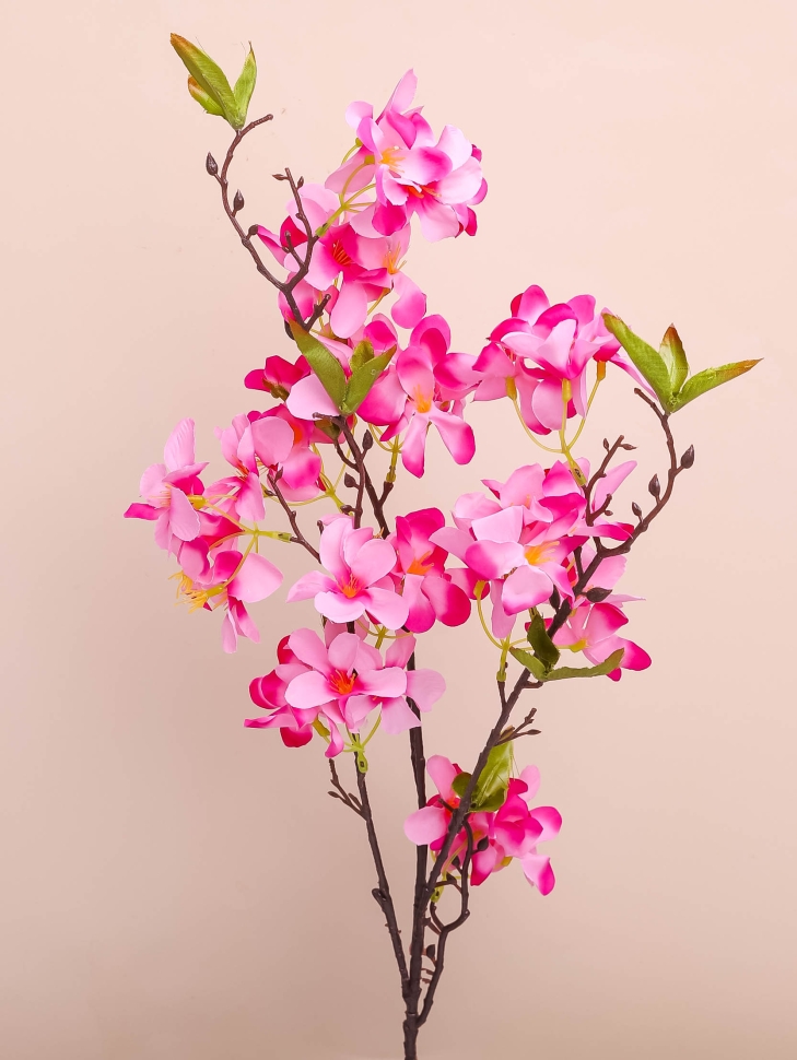 ИЦ Ветка яблоневый цвет 86см 3 ветки розовый
