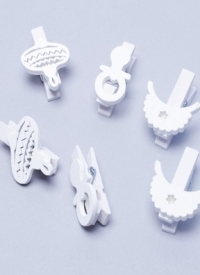 Прищепка  6шт. Малыши 3,5см