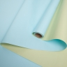 Пленка матовая  60мкм 58см х 10м Двухсторонняя голубой нежный/фисташк пастель.