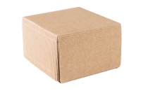 Коробка квадрат 11х11х9,5см трансформер, рифленый картон