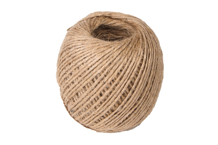 Шпагат натуральный джутовый 1200 текс 4-х ниточн.100м