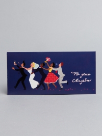 Конверт для денег 8х16,5см, 5шт, 0423