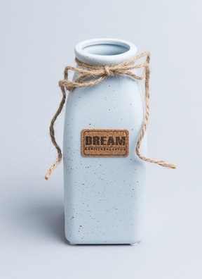 Ваза керамика 7х7х18х4,5см 756H372S голубой Ваза керамика 7х7х18х4,5см 756H372S голубой