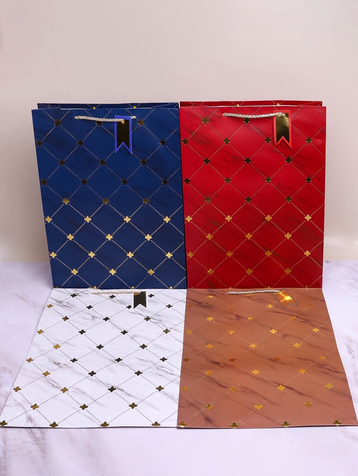 Сумочка подарочная 30х41,5x12см 268 ромб и точка микс Сумочка подарочная 30х41,5x12см 268 ромб и точка микс