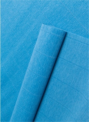 Бумага гофрированная простая, 180гр 556 небесная