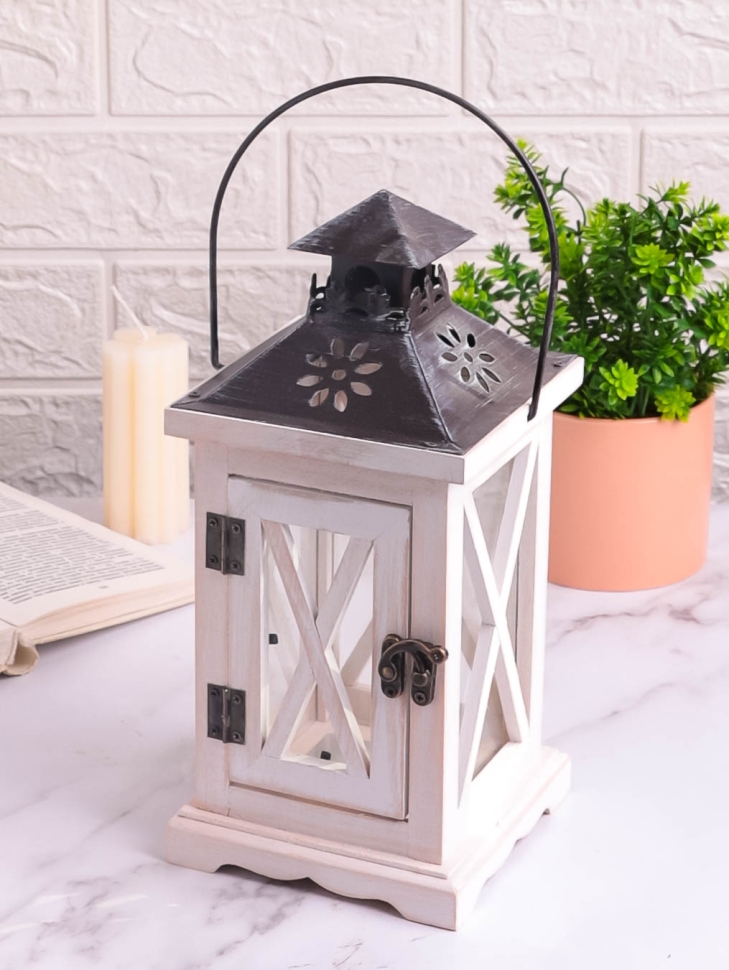 Подсвечник Фонарь 12,5х12,5х28,5см T-8056S Подсвечник Фонарь 12,5х12,5х28,5см T-8056S