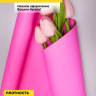 Пленка матовая  Пастель 58см х 10м на втулке, розовый яркий