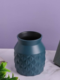 Ваза пластиковая H12,8 х D8,4х9,5см AS3535 синий