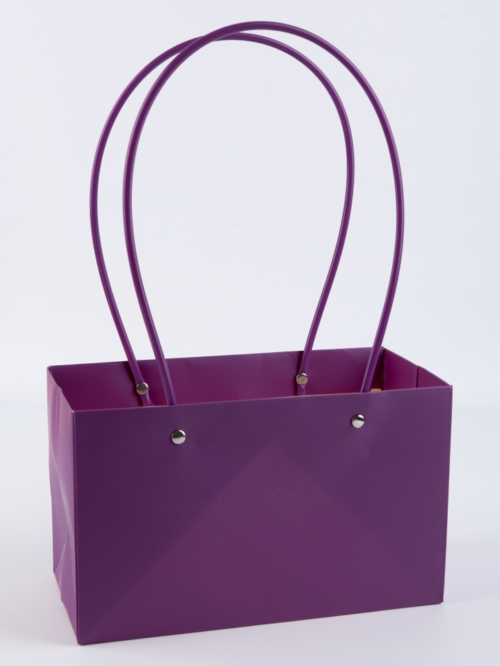 Сумочка для цветов 22х13,5х10,5см фиолетовый