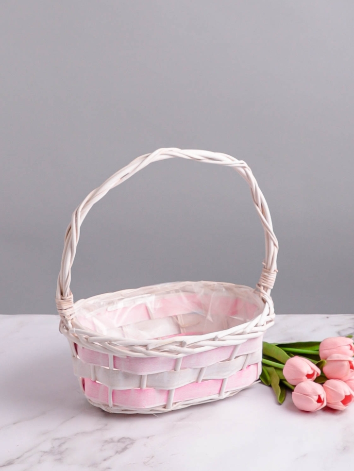 Корзина плетеная (ива) D31x25xH14см YM-8626703