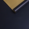 Пленка матовая 65мкм 58см х 10м Золото синий темный Пленка матовая 65мкм 58см х 10м Золото синий темный