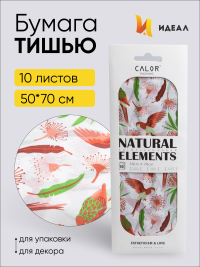 Бумага тишью  50х70см, 10 лист. птицы 05