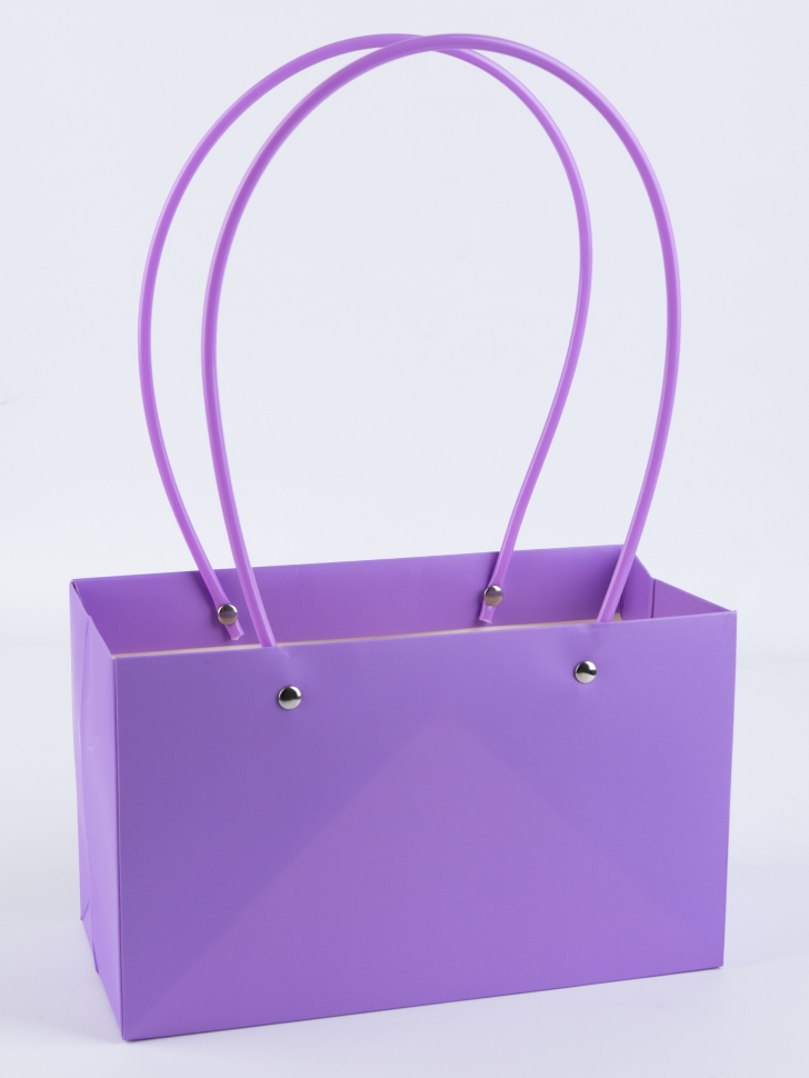 Сумочка для цветов 22х13,5х10,5см лаванда