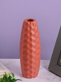 Ваза пластиковая H22,8 х D4,3х6см AS3537 розовый