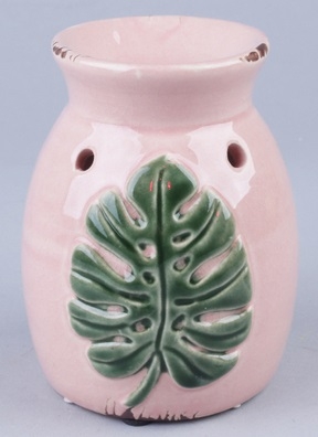 Подсвечник керамический 8,5х8,5х10,5см YQ59890 розовый