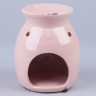Подсвечник керамический 8,5х8,5х10,5см YQ59890 розовый