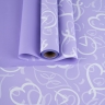 Пленка матовая 65мкм 58см х 10м Время любви сиреневый